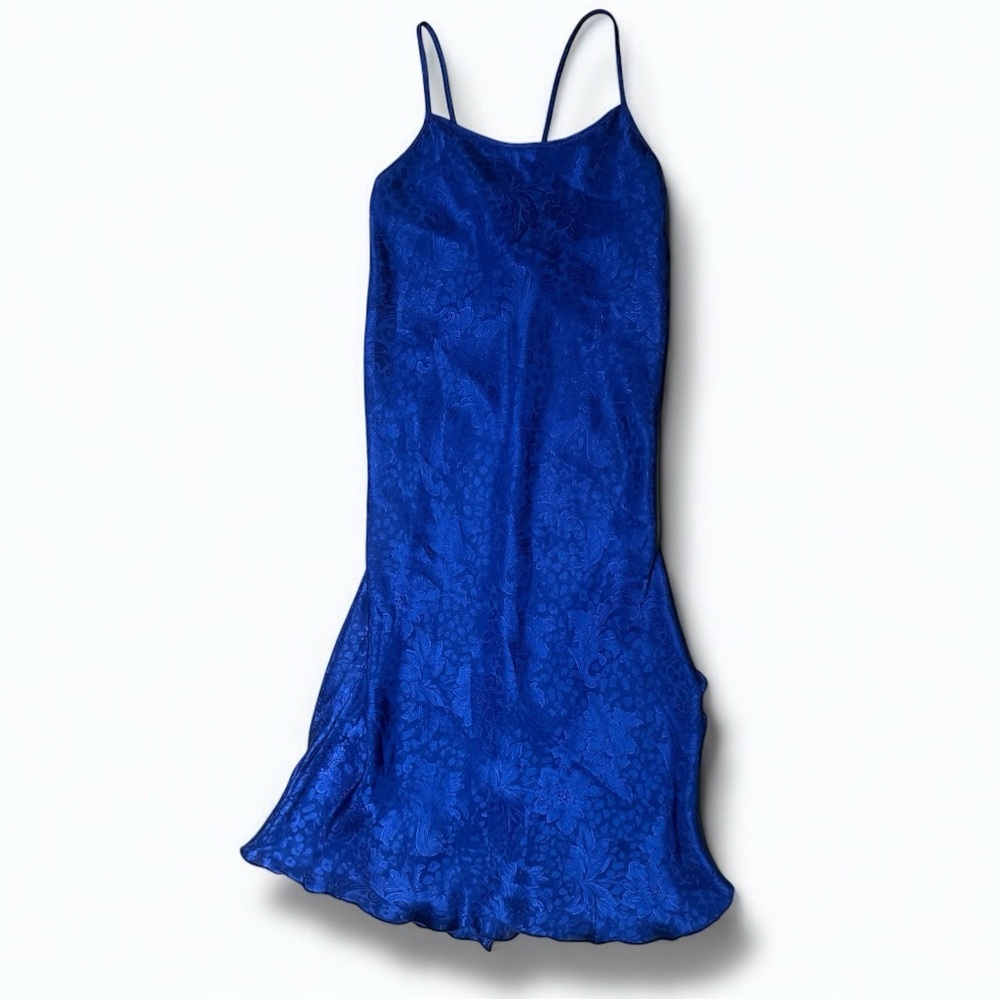 Vintage Royal Blue Midi Dress